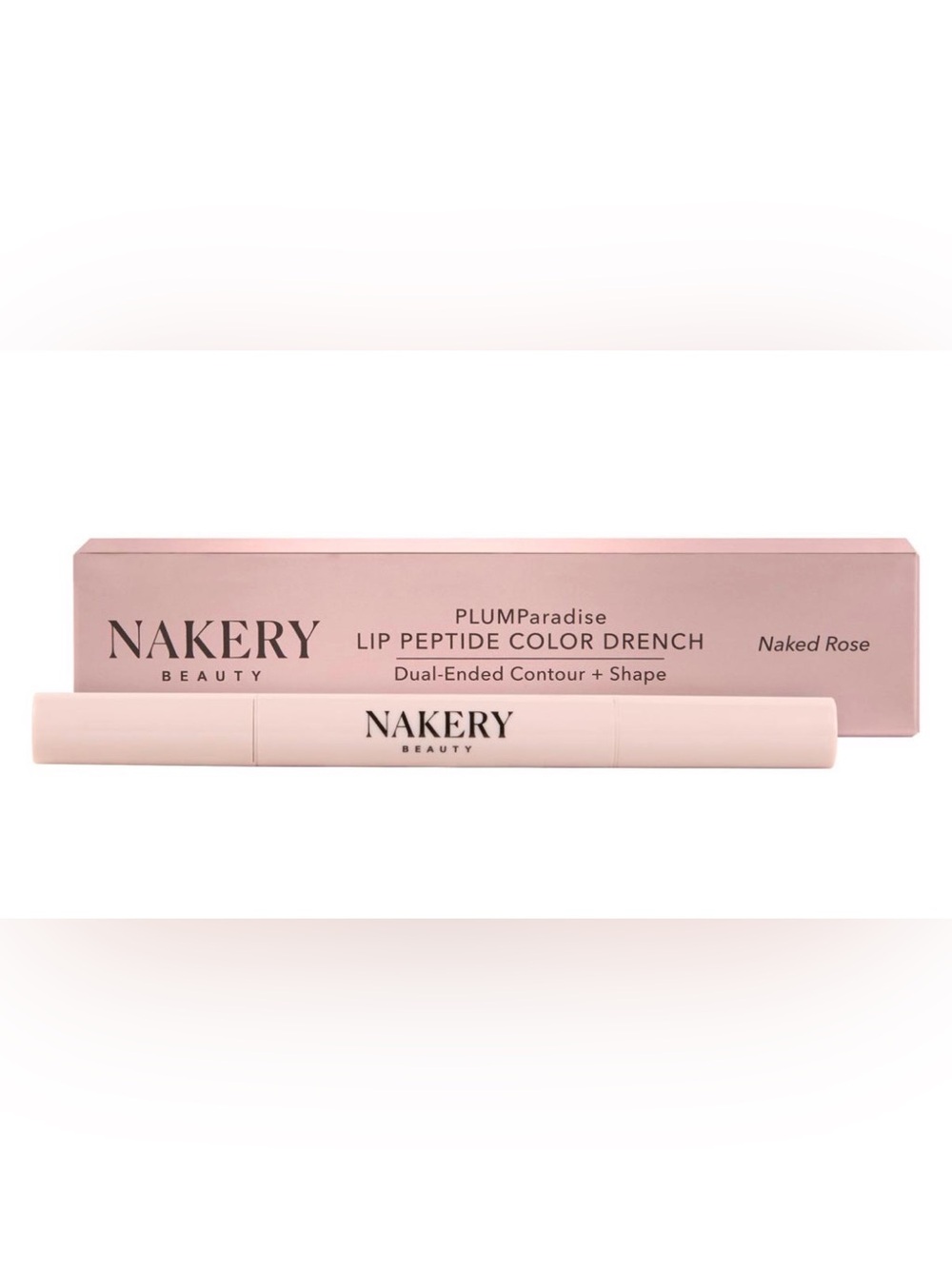 Nakery Beauty PLUMParadise Dual-Ended Lipstick & Liner - Naked Rose